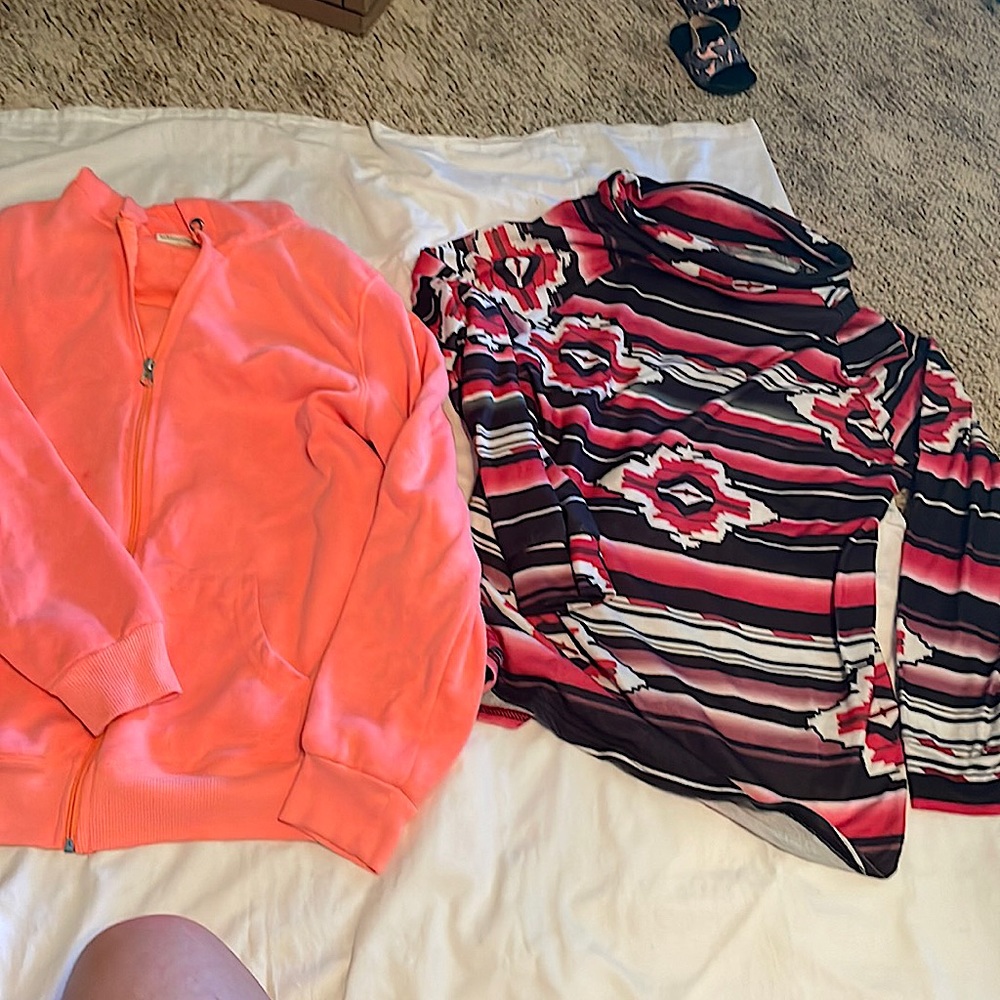 2 Womens Sweaters. L & M/L